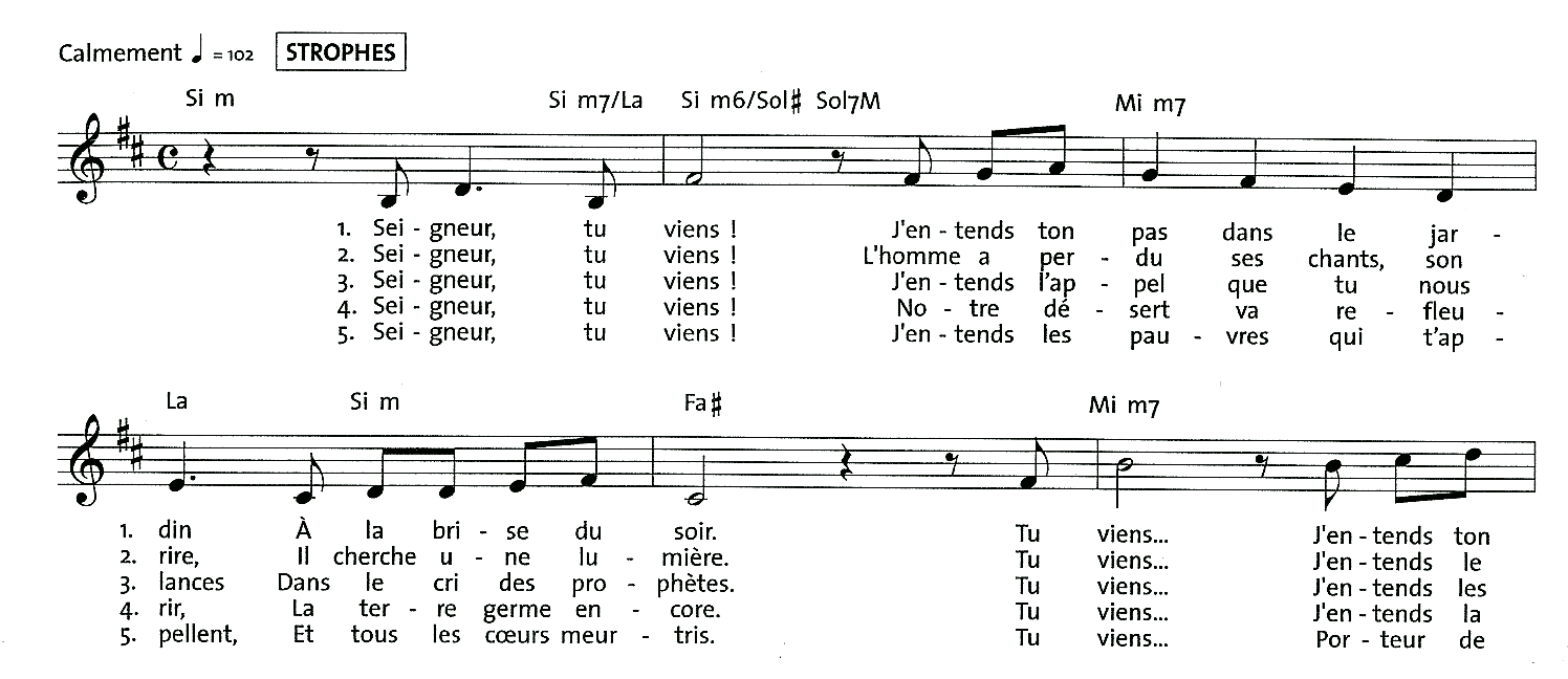 Seigneur Viens Nous Sauver Chemin Neuf Partition